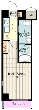 LUMEED立川の物件間取画像